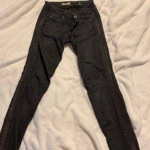 Black AG skinny jeans